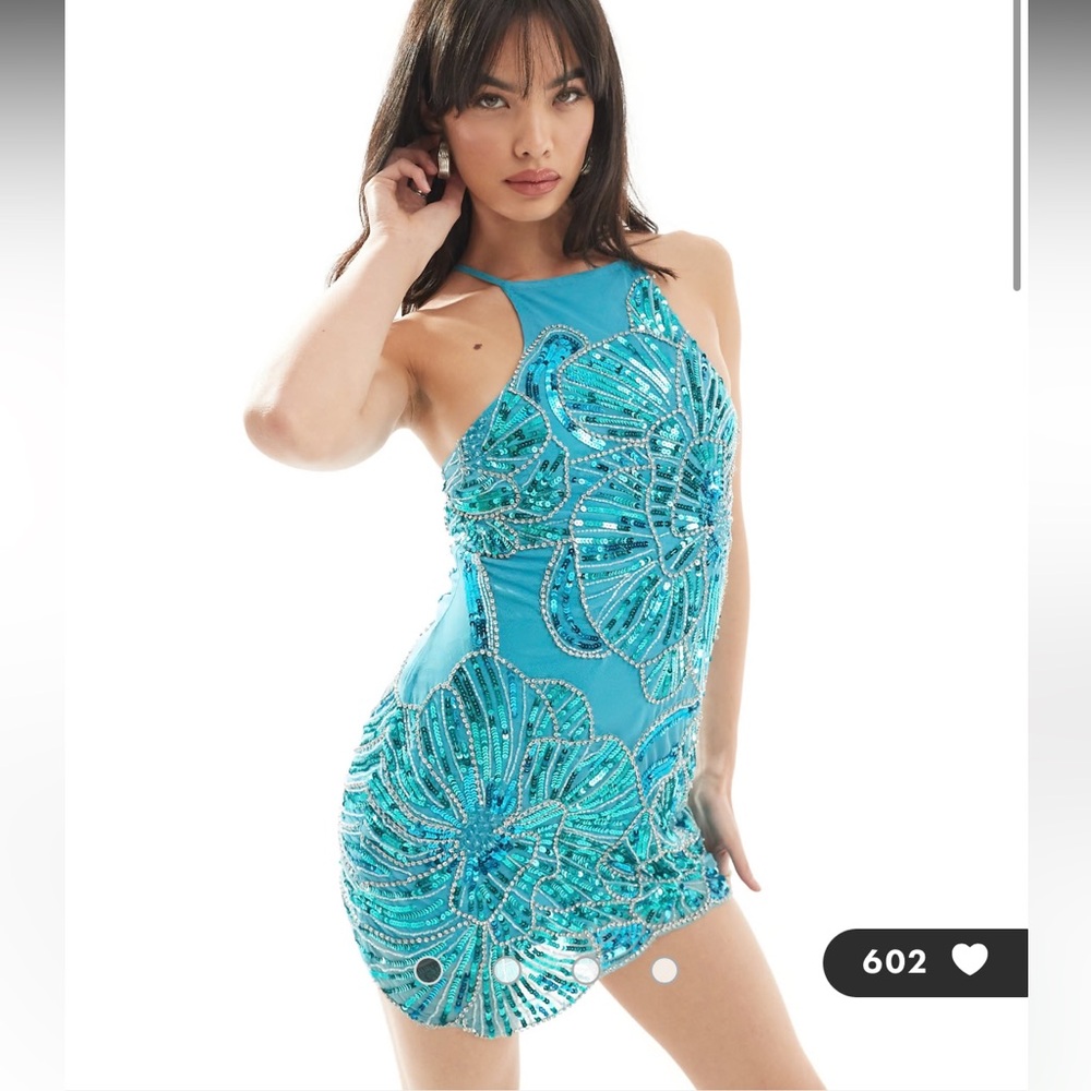 ASOS Embellished mini dress